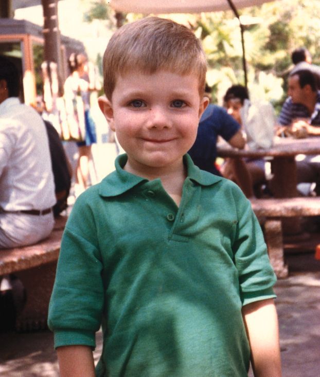 Benjamin Rinder on a family outing, Los Angeles Zoo, 1988