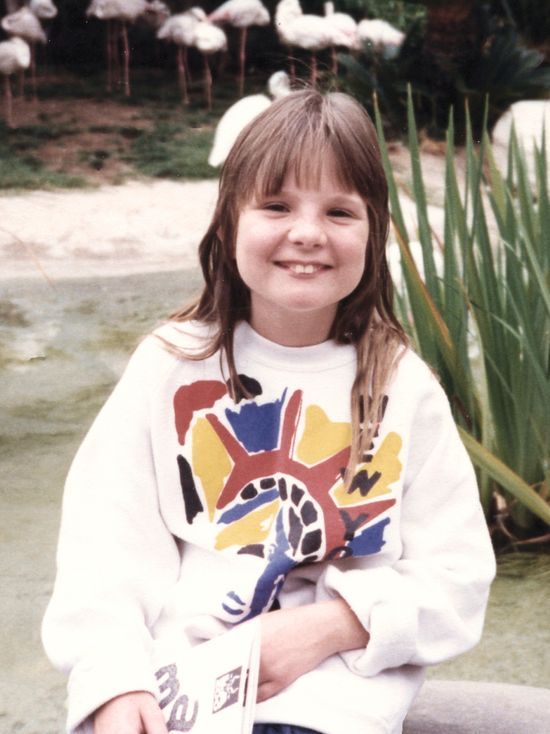 Taryn at Los Angeles Zoo, ca. 1986